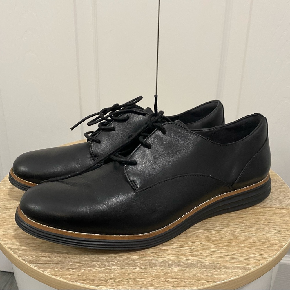 Black Laced Loafers